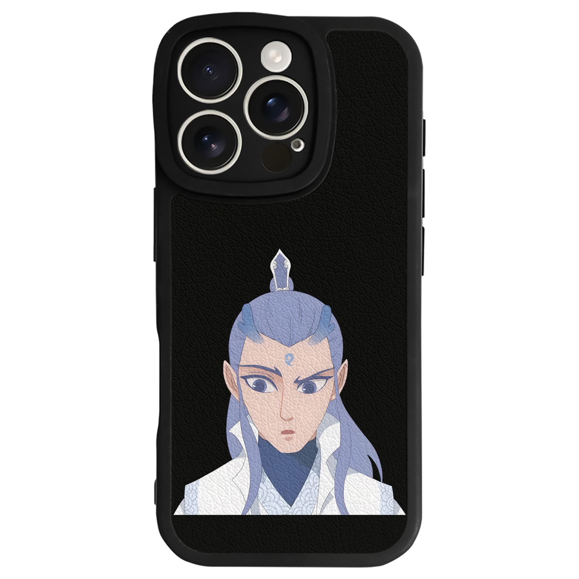 （画像用） Ne Zha 2 ナタ 魔童の大暴れ 【iPhone 16シリーズ対応】シリコンスマホケース（レザー調） 材質：シリコン
